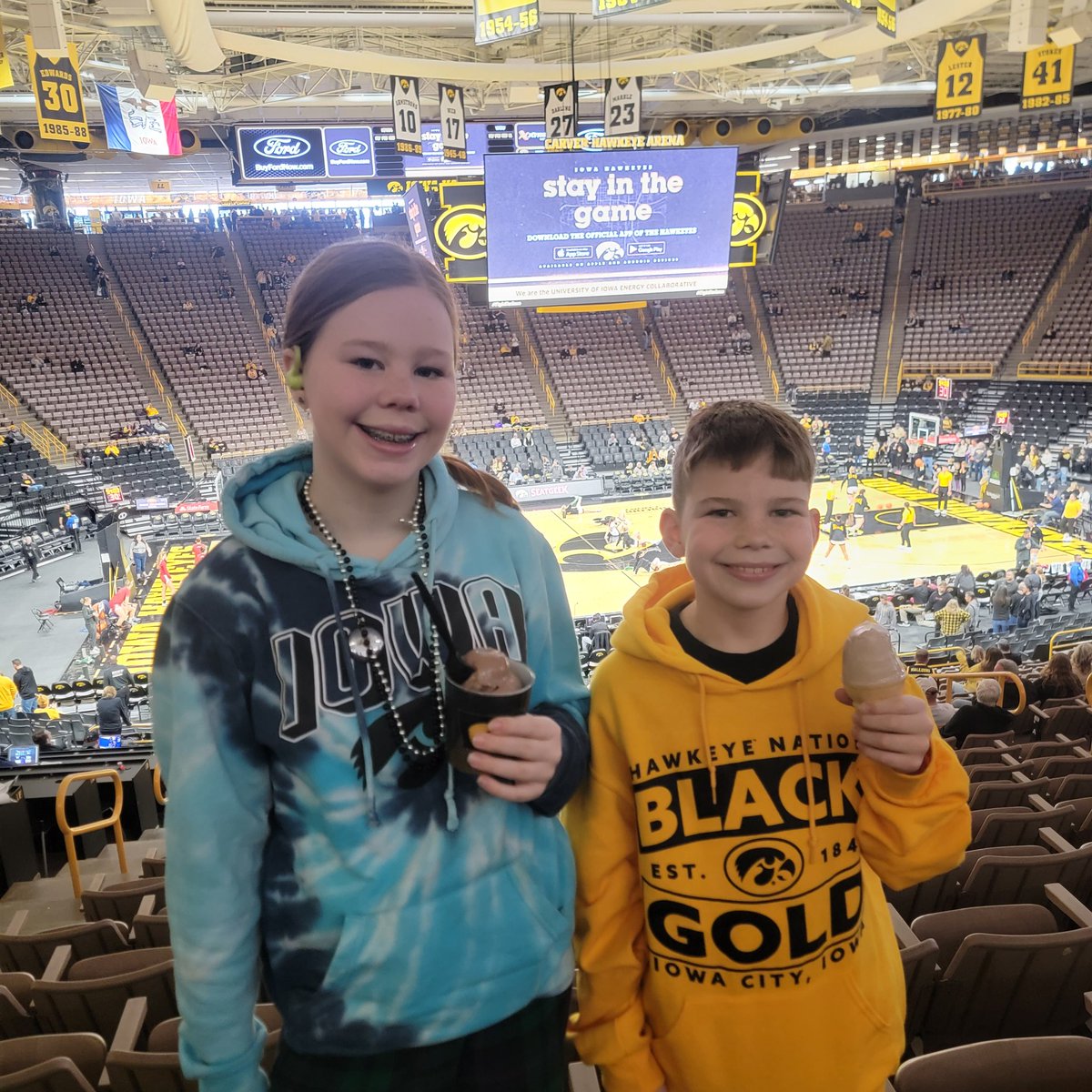 Let's go Hawks! <a href="/IowaWBB/">Iowa Women's Basketball</a> Beat Washington State! #FightForIowa