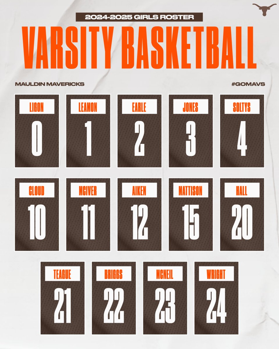 Mauldin_Athl's tweet image. 🐂🏀🤘🏼 V GIRLS BASKETBALL 🤘🏼🏀🐂