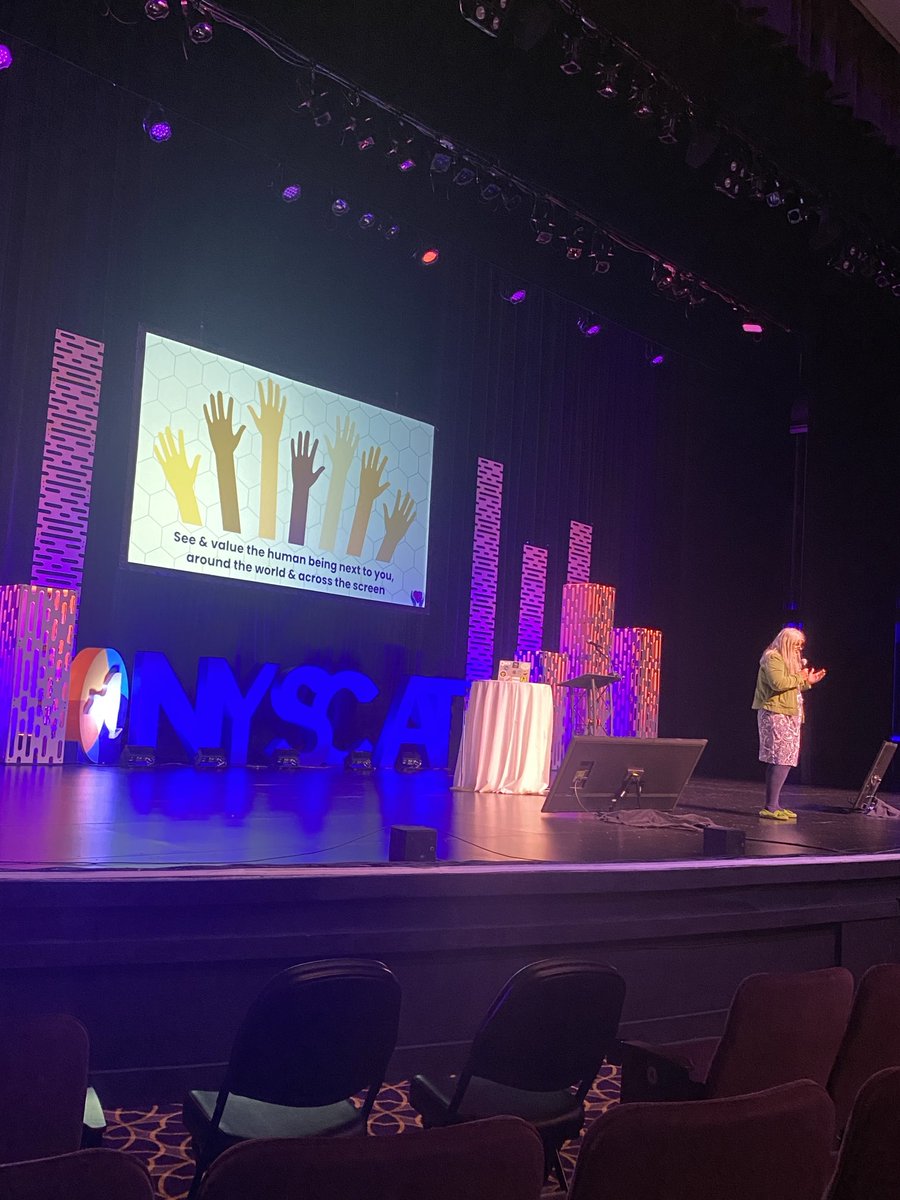 We must always remember this. Screen or no screen. Thank you Marialice! #nyscate2024 #nyscate24