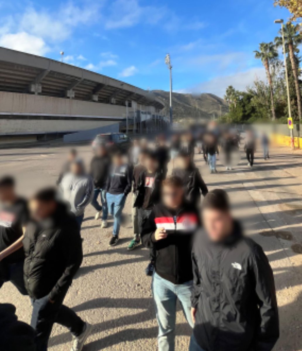 Cartagena - UD Almería. Imágenes de los desplazados, en un día en el que se nos privó de disfrutar de la victoria del equipo.