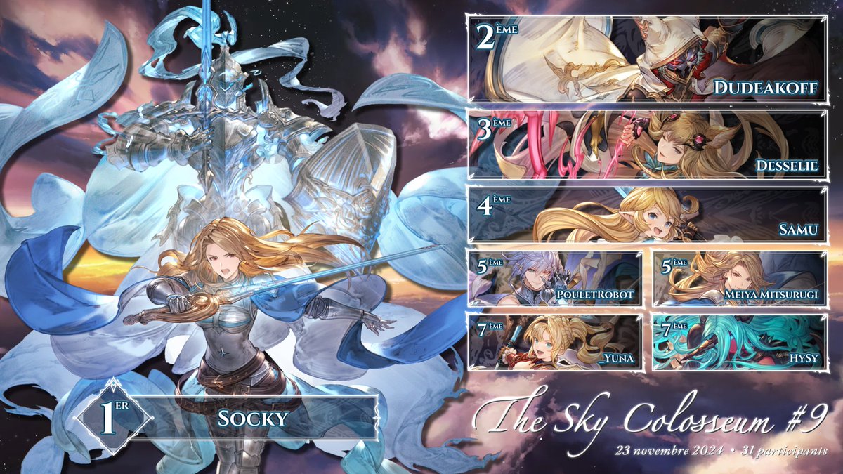 Granblue Fantasy Versus: Rising • Belgique tweet media