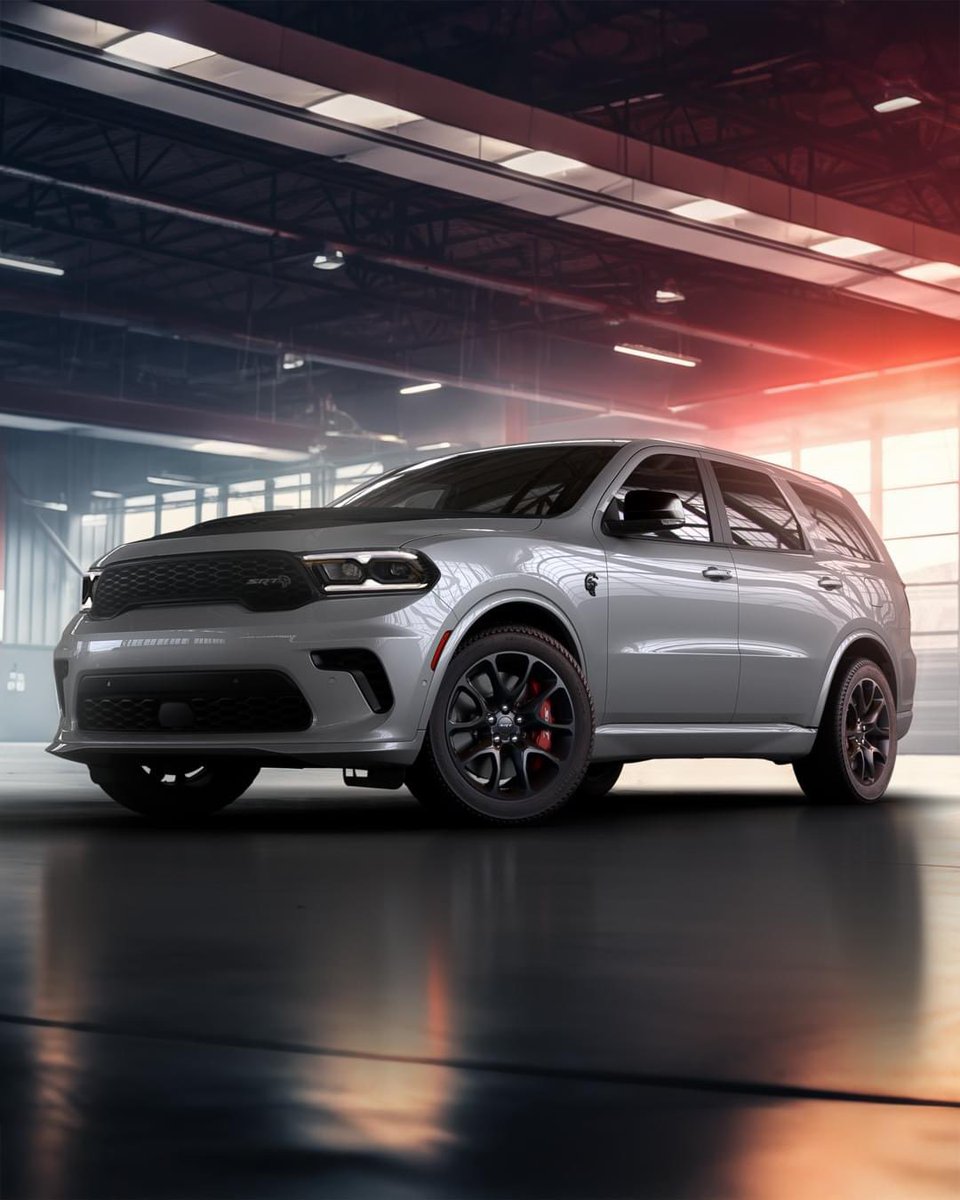 Central441's tweet photo. Raising hell.
 
The 2025 Dodge Durango SRT Hellcat leads the lineup of the iconic muscle SUV, delivering an adrenaline-pumping 710 horsepower and 645 lb.-ft. of torque. That means this beast can reach a top speed of 180 mph! https://t.co/LhRcF0PodM