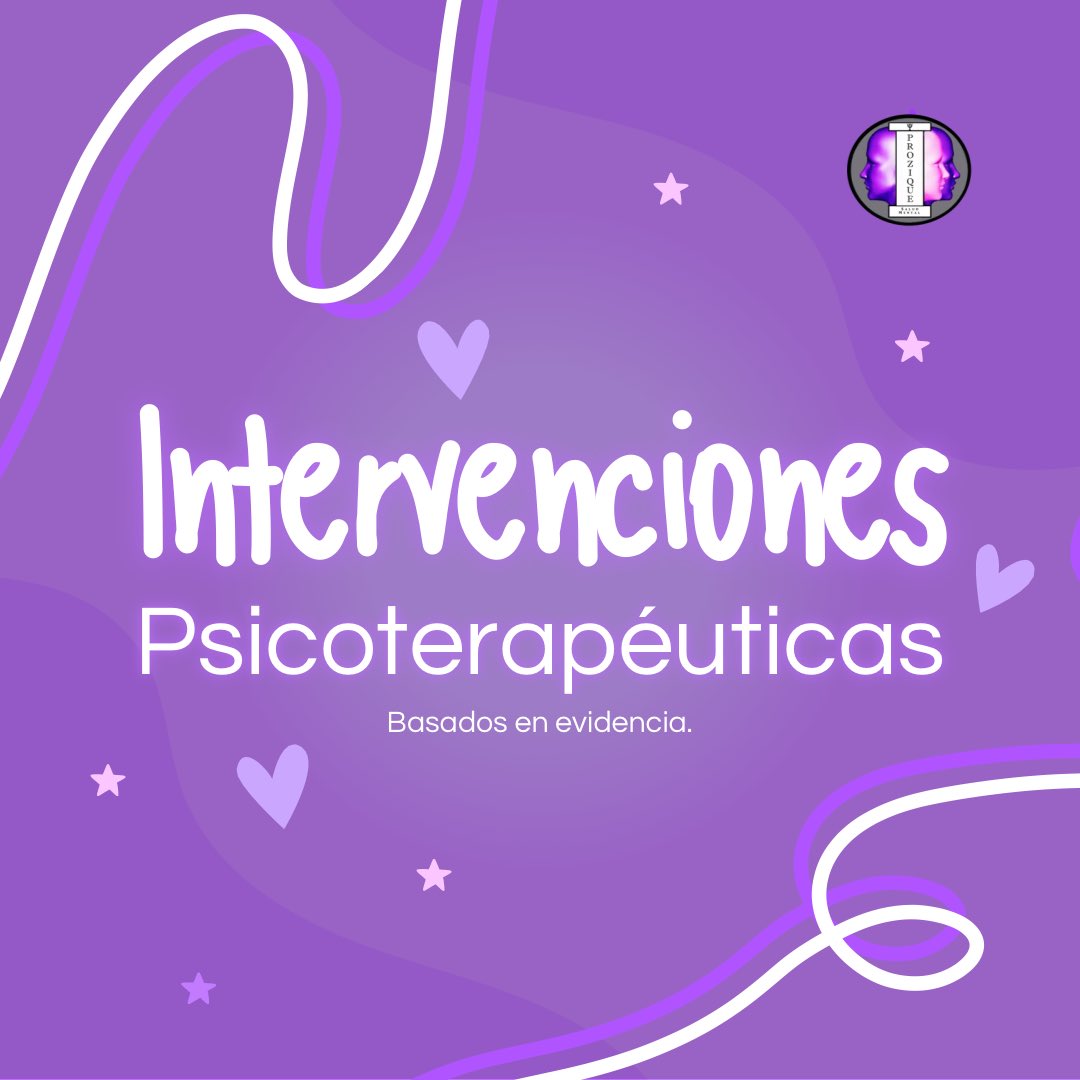 Prozique's tweet photo. ¿Qué es una intervención psicoterapéutica? Aquí mostraremos un panorama general acerca de ellas y como es que ayudan a los pacientes. https://t.co/WFEZ9M12tk