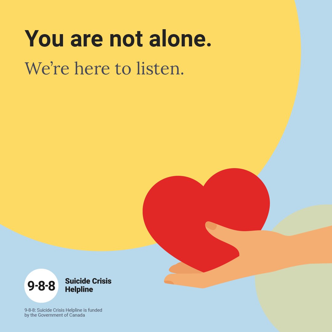 chimoservices's tweet photo. No problem is too difficult – whatever you choose to share with us, we won’t judge you. Call or text 9-8-8, 24/7. https://t.co/nx9F2u0Kui