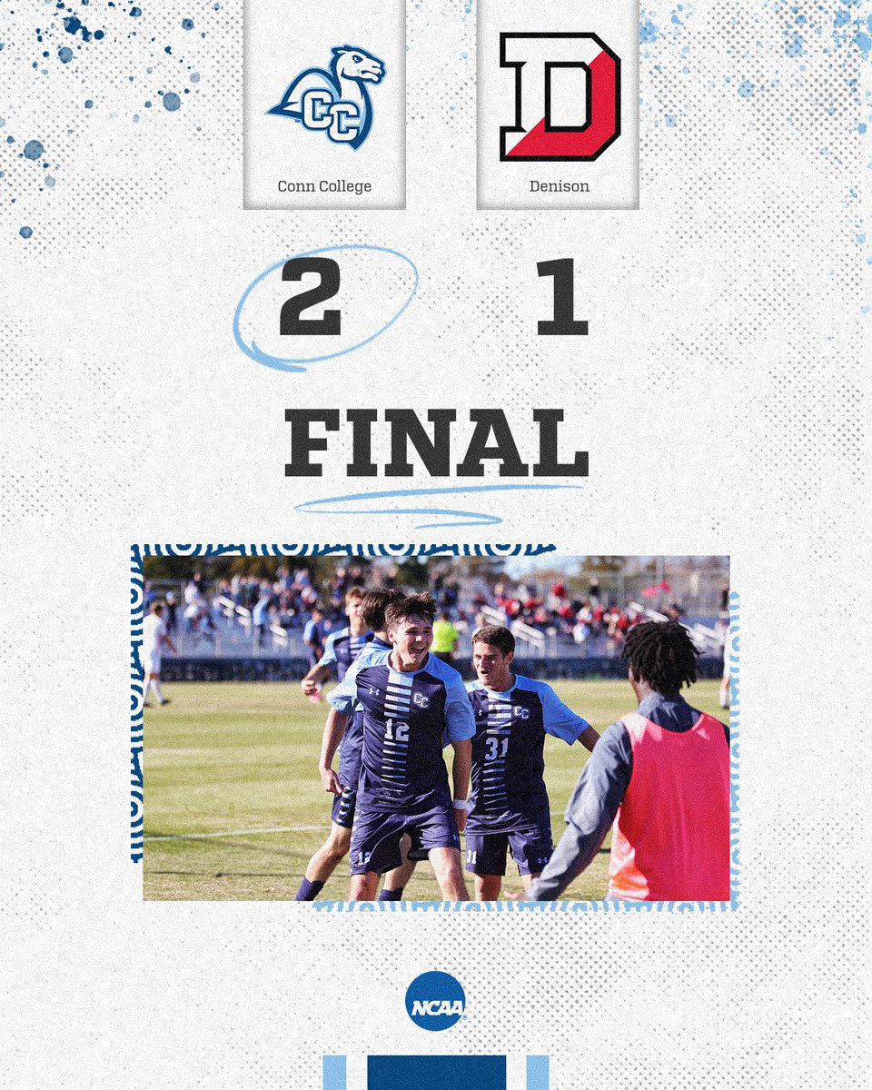VEGAS HERE WE COME!

Elliot Spatz scores twice in the first half, and men's soccer holds on to defeat Denison 2-1 to advance to the second Final Four in program history!

#OneCamel