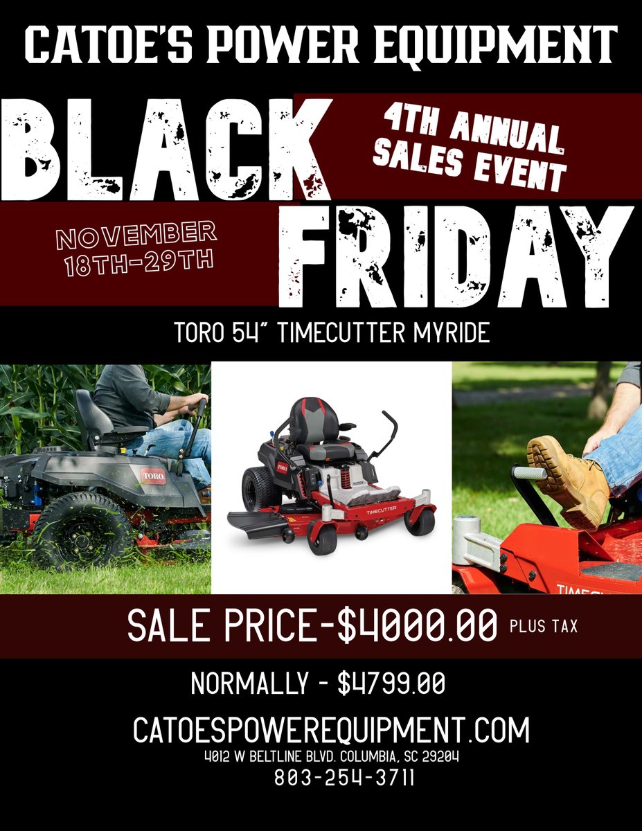 Catoe's Power Equipment (@catoespower) on Twitter photo 