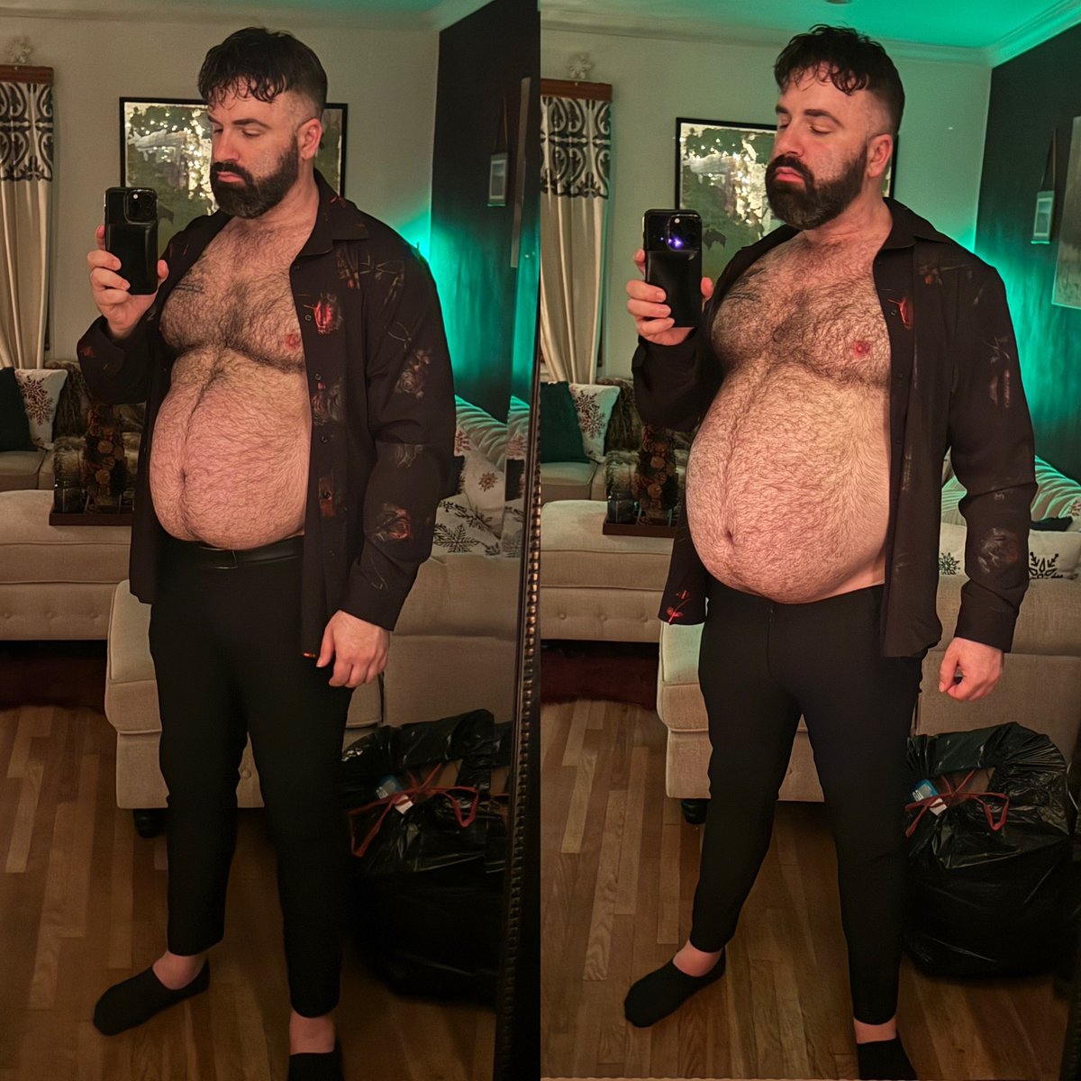 Same night bloat. I love how big I can get in just an hour or two.