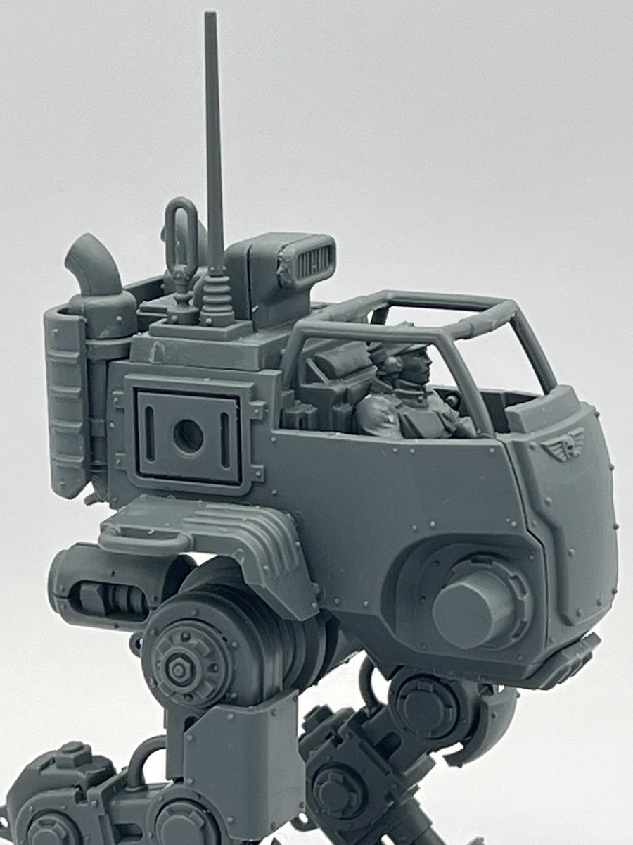 #Hobbystreak Day 59

I believe the Astra Militarum Combat Patrol was my first “big purchase” for Warhammer- before then, it was all the board game push-fit minis and intro boxes. I remember looking at the Walker wondering when I’d be good enough to try it. Welp…