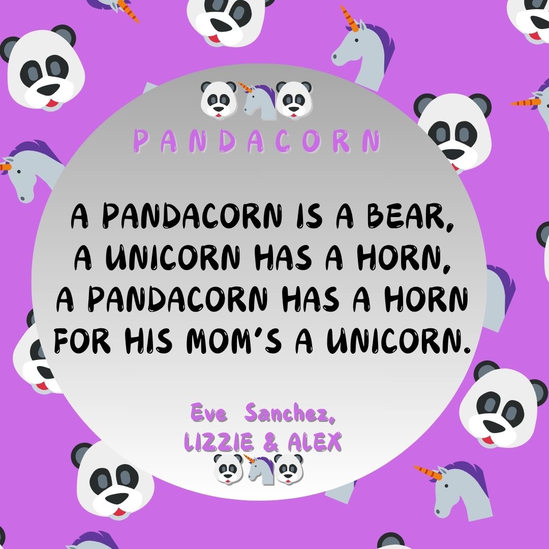 EveLovestar's tweet image. #Pandacorn one of my children #poetry creations with and for my kids.