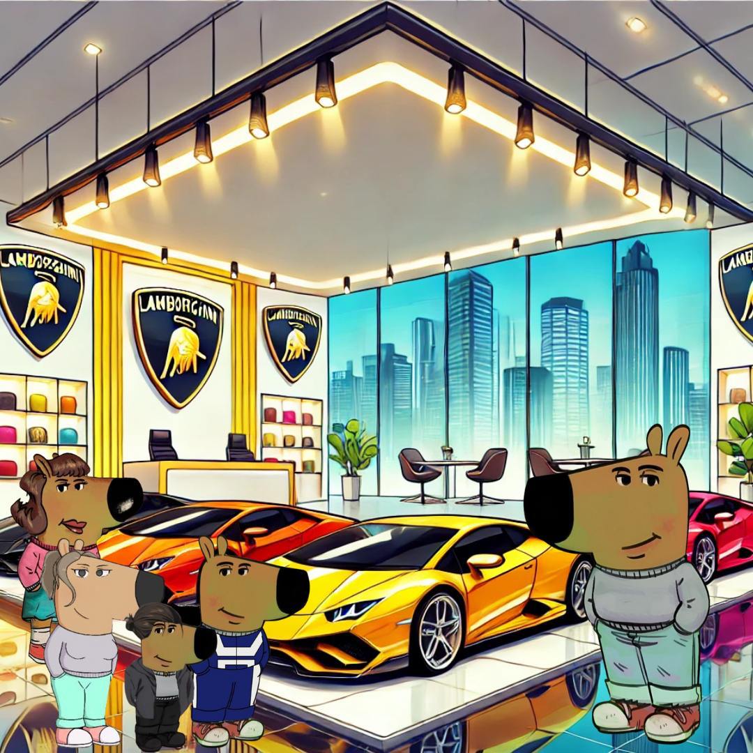 hardest part isn't picking lambo color but getting whole fam to agree

$CHILLBOOK