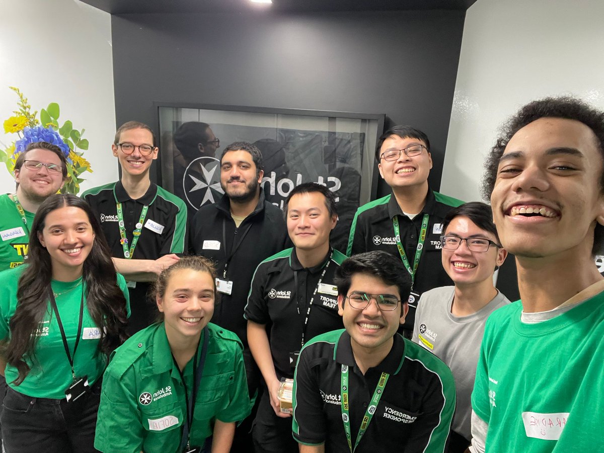 Today involved working with a fabulous group of student leaders to interview &gt;50 prospective Community First Aiders looking to join student units across London! Some great enthusiasm to get out there and support our local communities!! #SJAStudents