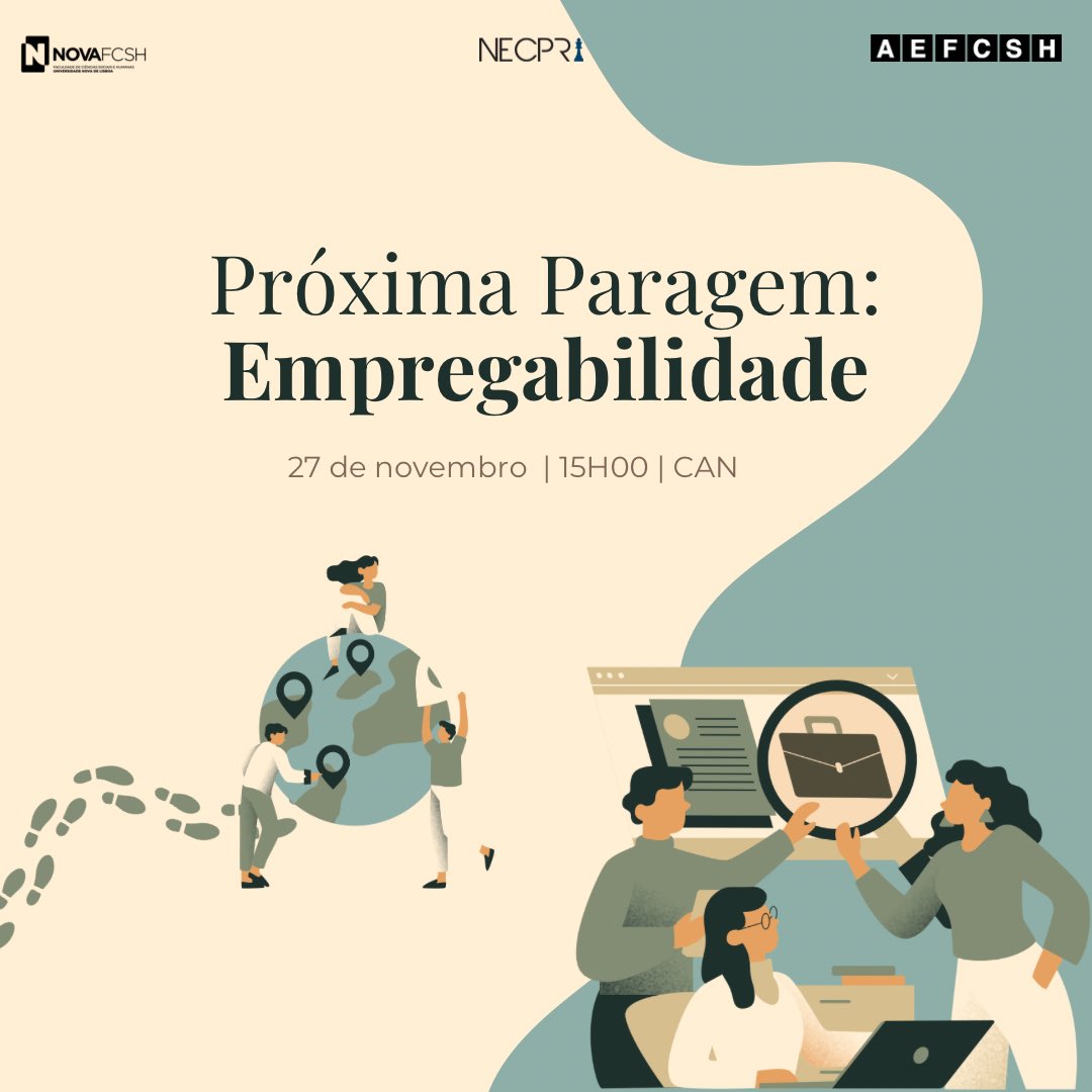 Queres saber mais sobre as oportunidades de emprego que o curso de CPRI te pode dar?  👀

O NECPRI irá realizar dia 27 de novembro, pelas 15h00, no CAN o evento volante “Próxima Paragem”, onde estarão representadas diferentes áreas e carreiras que poderás seguir depois do curso.
