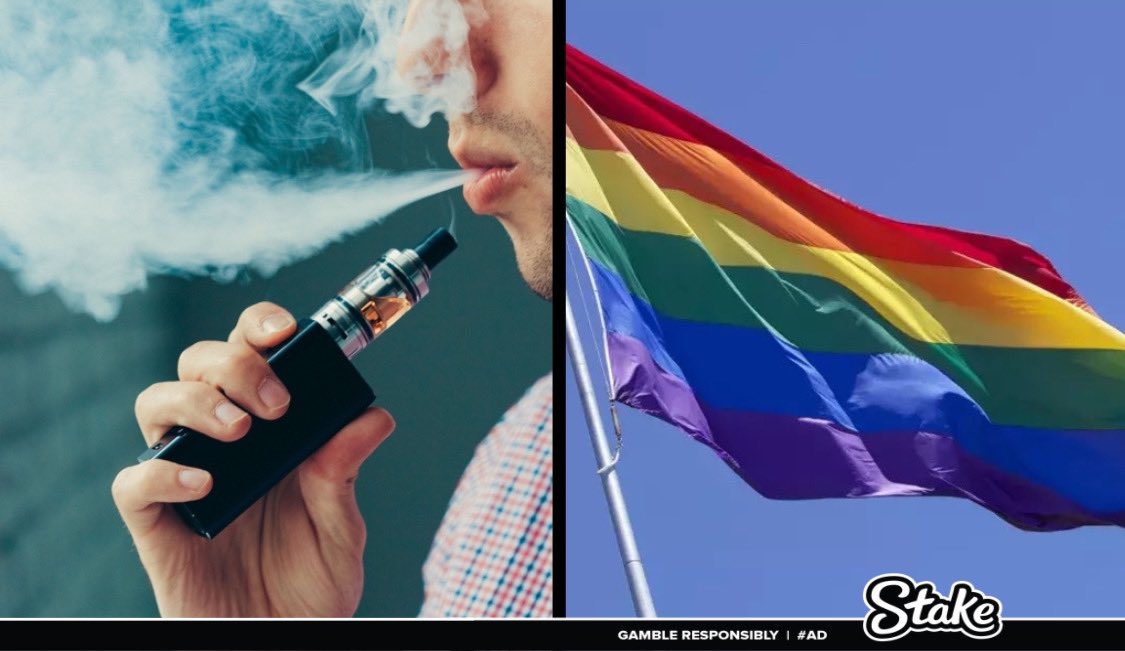 asukaroxas's tweet image. Gay Americans vape at more than double the rate of straight men, reports say. 🚨