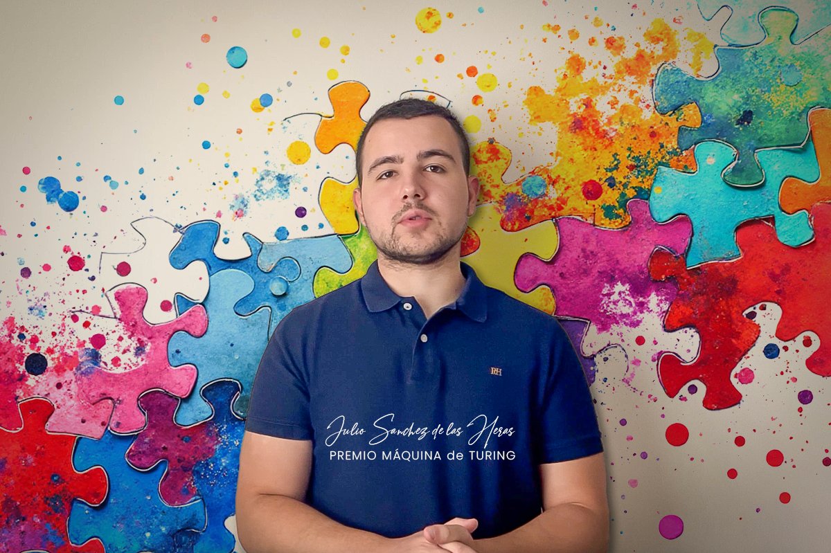 🎖️El magnífico #TFM de Julio Sánchez para mejorar la autonomía de las personas con #Autismo, dirigido por <a href="/aimolinad/">Ana Isabel Molina</a> y <a href="/Carmentxu67/">Carmen Lacave</a>, fue galardonado con dos premios Máquina de Turing

⏯️ Descubre en un vídeo protagonizado por Julio, como los lenguajes generativos como GPT pueden