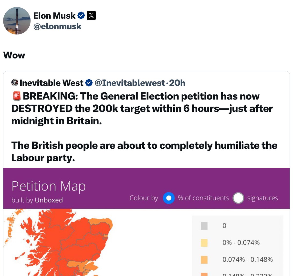 stu_hem's tweet photo. @peterjukes Musk is worse than Murdock he openly states his dislike for our democratic system and hates anyone left of Farage! https://t.co/93haQteaqb