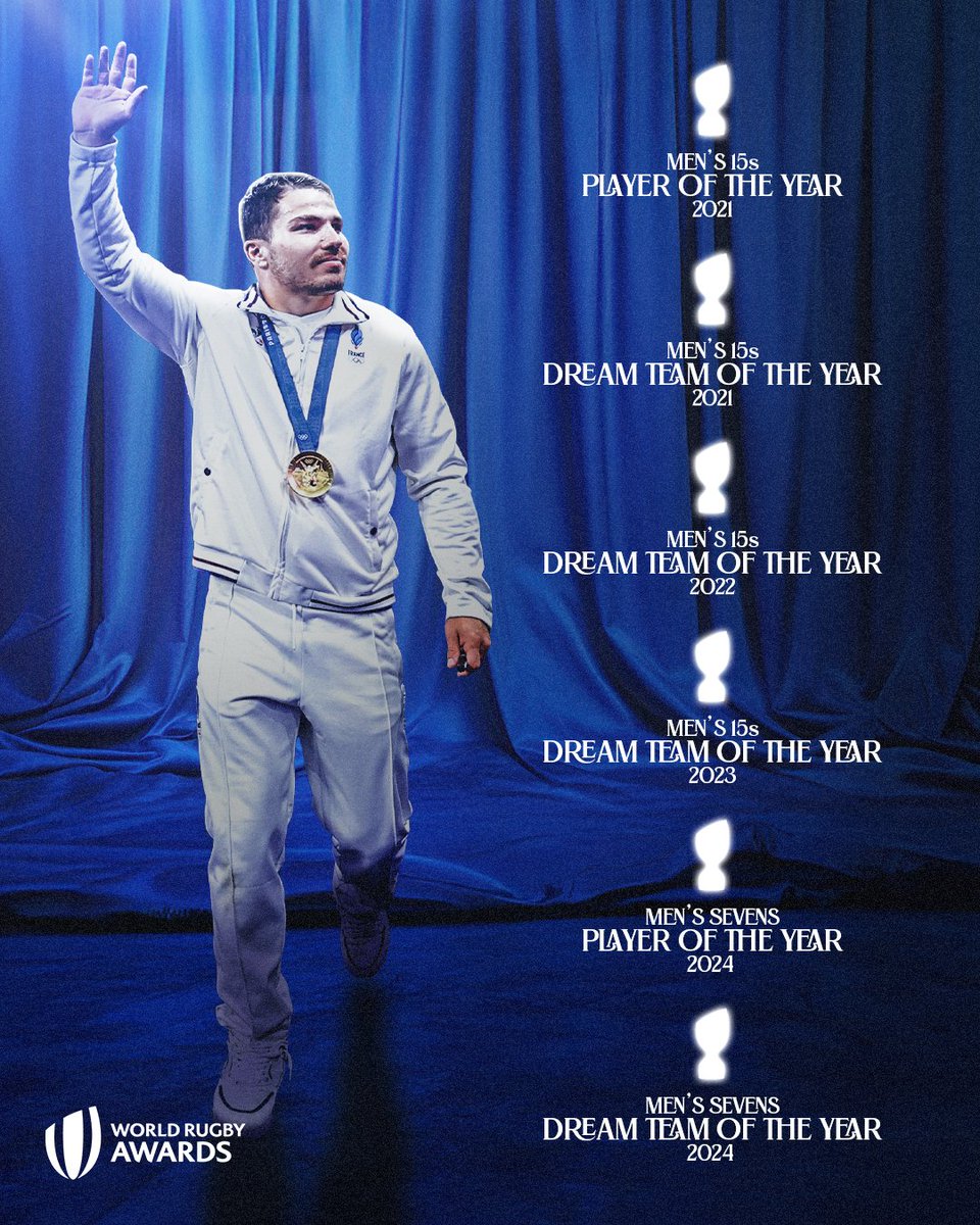 It's Antoine's world, we're just all living in it 🌍

#WorldRugbyAwards