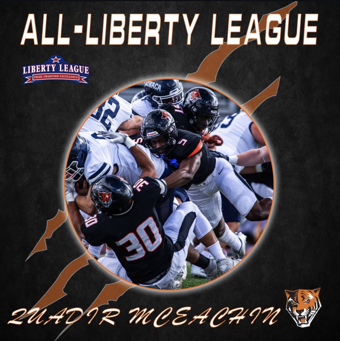 quadirmceachin5's tweet photo. Thank you Buffalo State for the opportunity and with that being said I will be entering the transfer portal as a top 10 leading tackler and all liberty league linebacker as a freshman. https://t.co/ZKfmrLN7XM