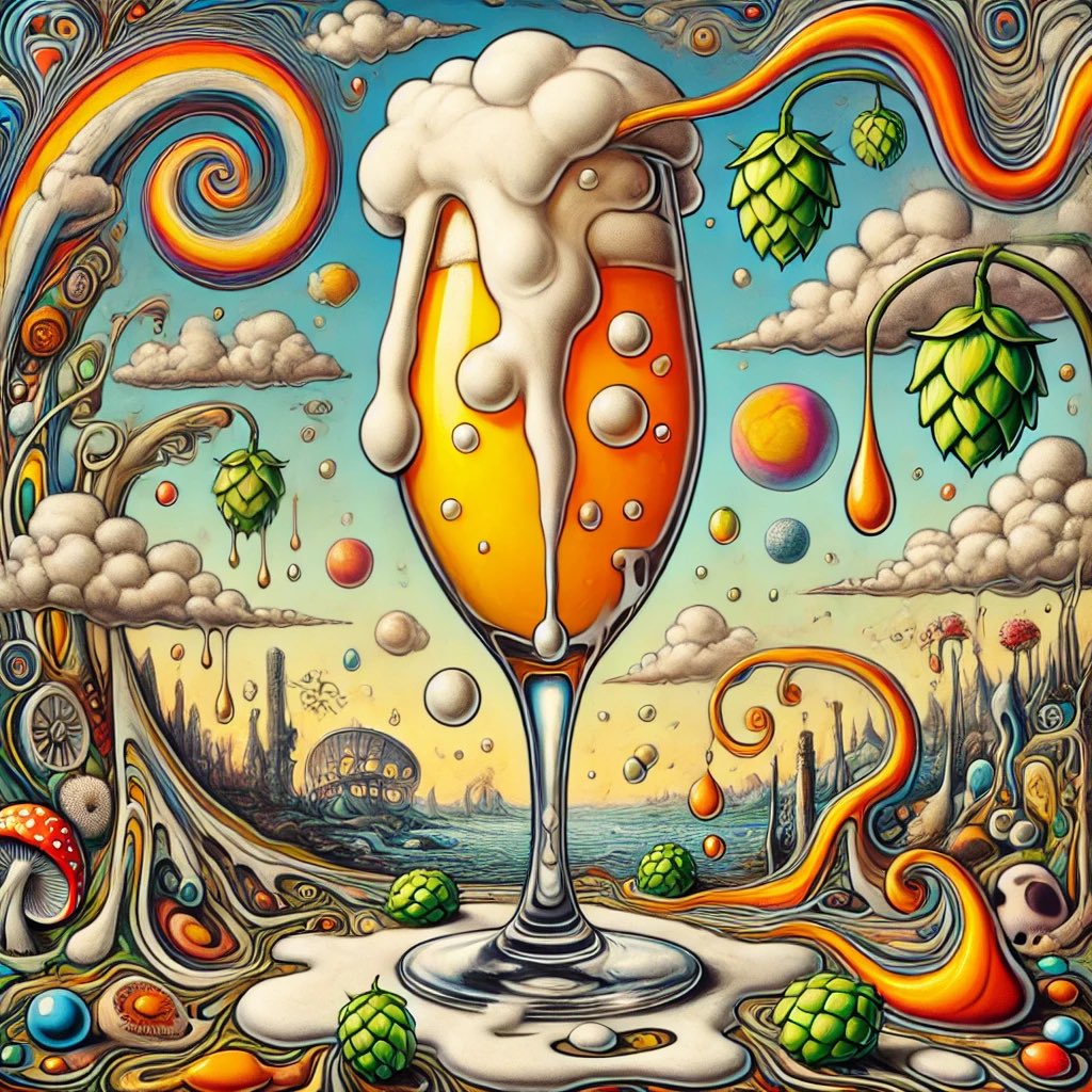 Discovered! 
The masterpiece Dalì never painted but should have…🤷‍♂️🍻