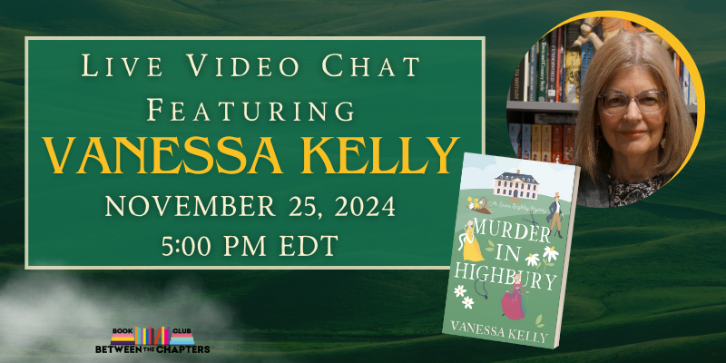 Join us for a live discussion with author #VanessaKelly on 11/25 at 5pm EST. Grab your copy of MURDER IN HIGHBURY and get your questions ready about writing, her characters, and her process. Plus one lucky attendee can win a surprise book! ow.ly/uXZY50Ub1qs