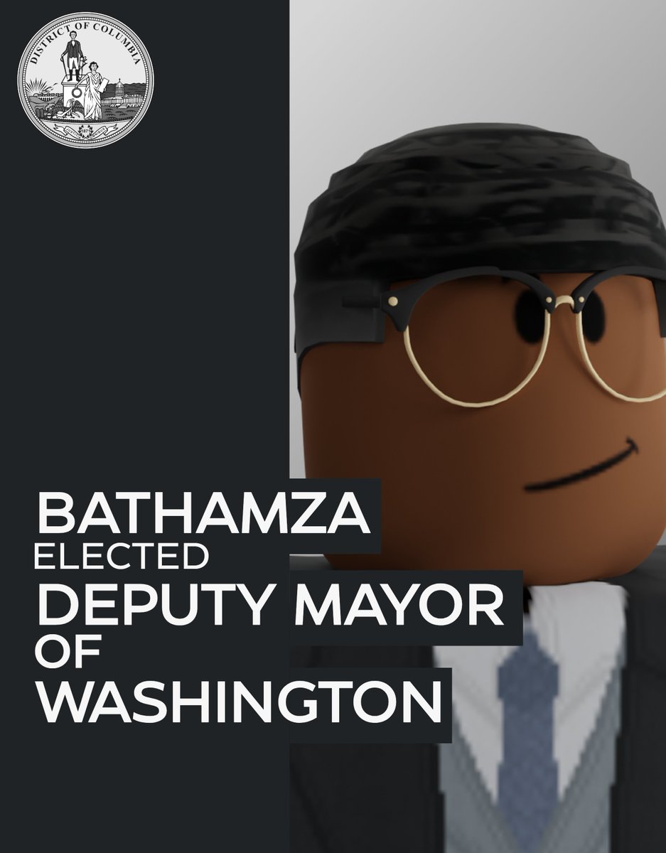 Mr. bathamza has been elected as Deputy Mayor of the District of Columbia.

Read his appointment statement below ⤵️
drive.google.com/file/d/1P1JWf8…