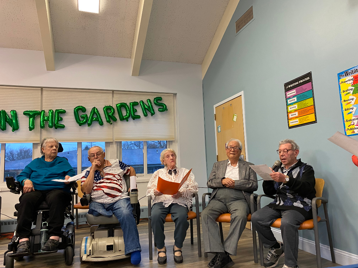litcleveland's tweet photo. What happens when seniors are given a platform to share their stories? 🤔 At Council Gardens, the answer is a vibrant celebration of creativity and life. 🌸✨

Since 2019, the writing club at Council Gardens has partnered with Literary Cleveland 📚 for weekly workshops, culminating in a collection of memoirs, essays, and poems created by the residents. ✍️💫

Last Wednesday, Council Gardens held a “Reading in the Garden” event 🌿🎤 where senior residents shared their stories and poems featured in Writing in the Gardens: Volume 3. 📖❤️

Situated on 8 acres in Cleveland Heights 🌳, Council Gardens is an affordable senior living community 🏡, consisting of one mid-rise and eight garden buildings, as highlighted in the book.