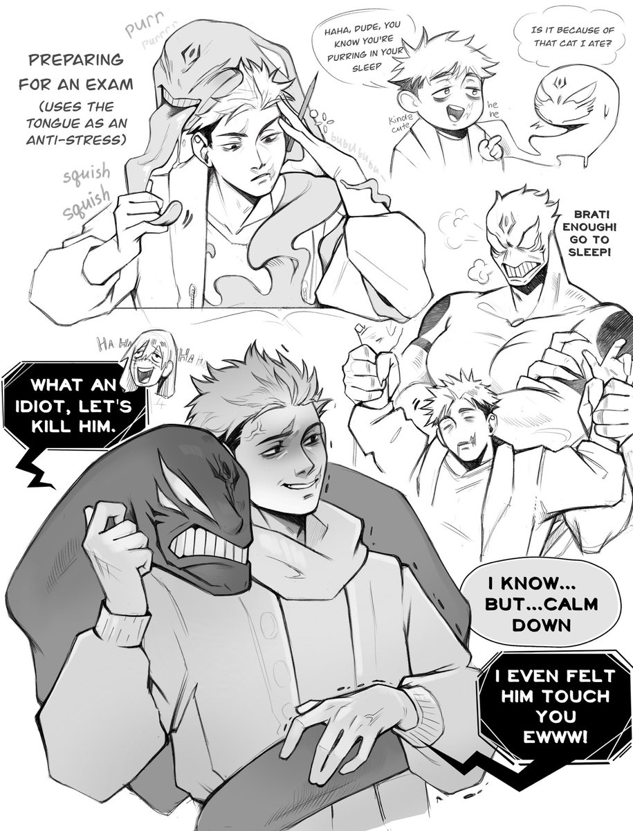 a few more ideas on how to live with a parasite as a student
#jjk #sukuna #Itadoriyuuji