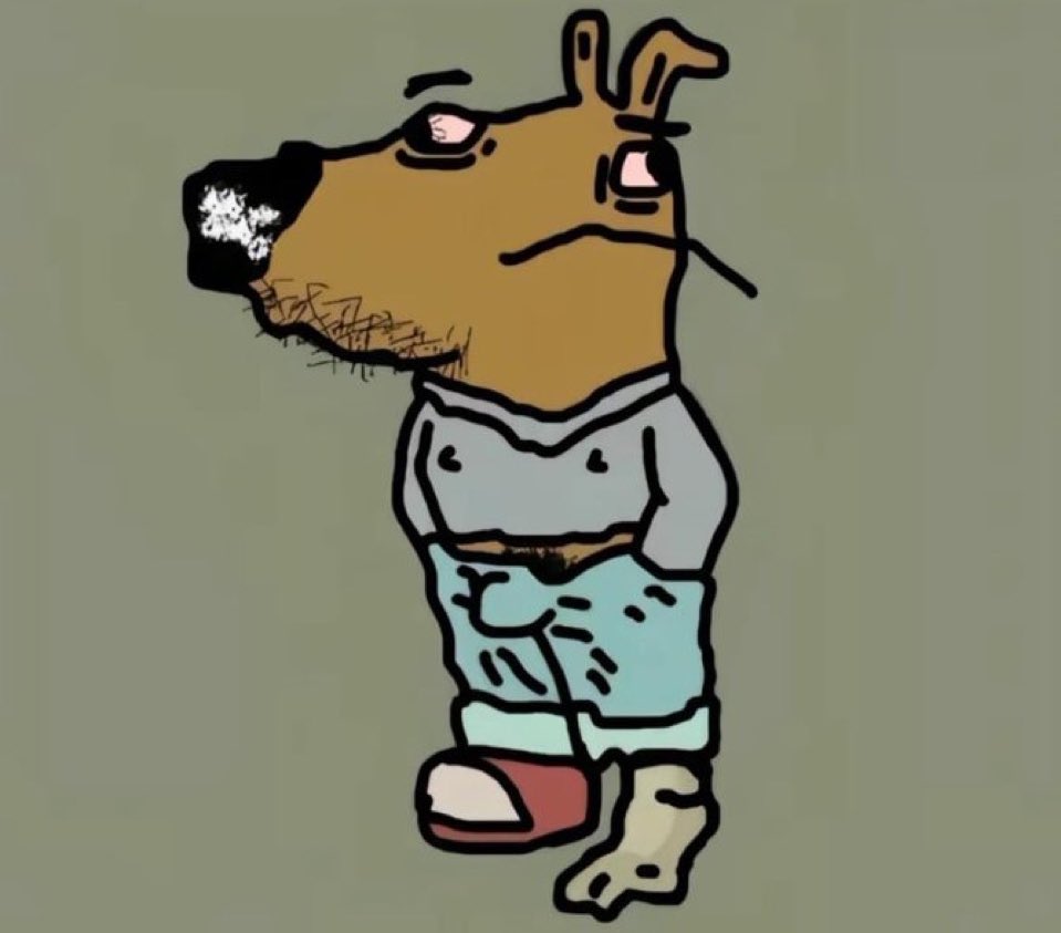 Perro chill hasta los cojones de los memes, image size:959x843