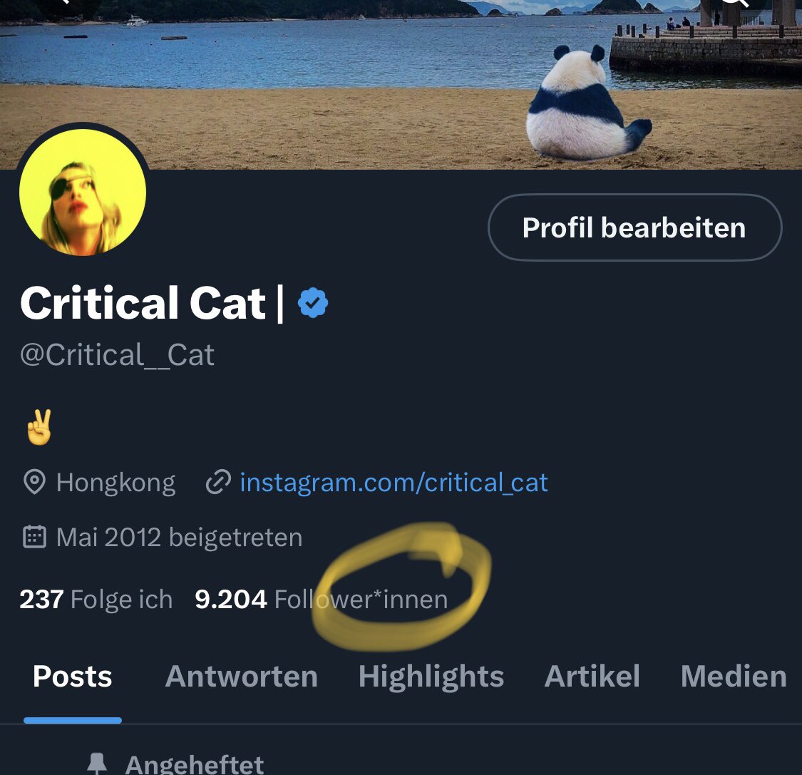 Dear <a href="/elonmusk/">Elon Musk</a> This is gendered German language. Please unwoke German X. 
This appears recently on the German version of X. Please stop it. It should be Follower.