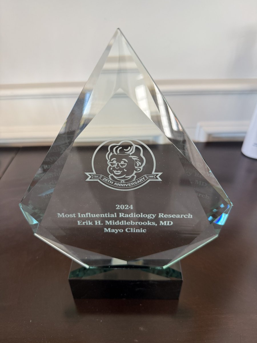 Erik Middlebrooks, MD (@emiddlebrooksmd) on Twitter photo Thank you, <a href="/AuntMinnie/">AuntMinnie.com</a>, for this humbling recognition! I’m fortunate to have tremendous support from <a href="/MayoClinic/">Mayo Clinic</a> & a world-class research team that constantly challenges me. Most important thing I’ve learned is to surround yourself with people who share your ambition & vision! Thank you, <a href="/AuntMinnie/">AuntMinnie.com</a>, for this humbling recognition! I’m fortunate to have tremendous support from <a href="/MayoClinic/">Mayo Clinic</a> & a world-class research team that constantly challenges me. Most important thing I’ve learned is to surround yourself with people who share your ambition & vision!