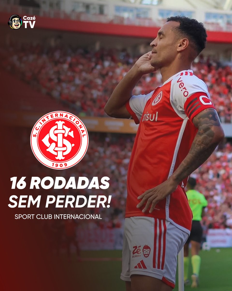 CazéTV (@cazetvoficial) on Twitter photo SIMPLESMENTE O TIME MAIS ON FIRE DO BRASIL NESTE MOMENTO! 🔥 O INTERNACIONAL JOGA BOLA DEMAIS, MEUS AMIGOS! 👏🇵🇱
📸 <a href="/SCInternacional/">Sport Club Internacional</a> SIMPLESMENTE O TIME MAIS ON FIRE DO BRASIL NESTE MOMENTO! 🔥 O INTERNACIONAL JOGA BOLA DEMAIS, MEUS AMIGOS! 👏🇵🇱
📸 <a href="/SCInternacional/">Sport Club Internacional</a>
