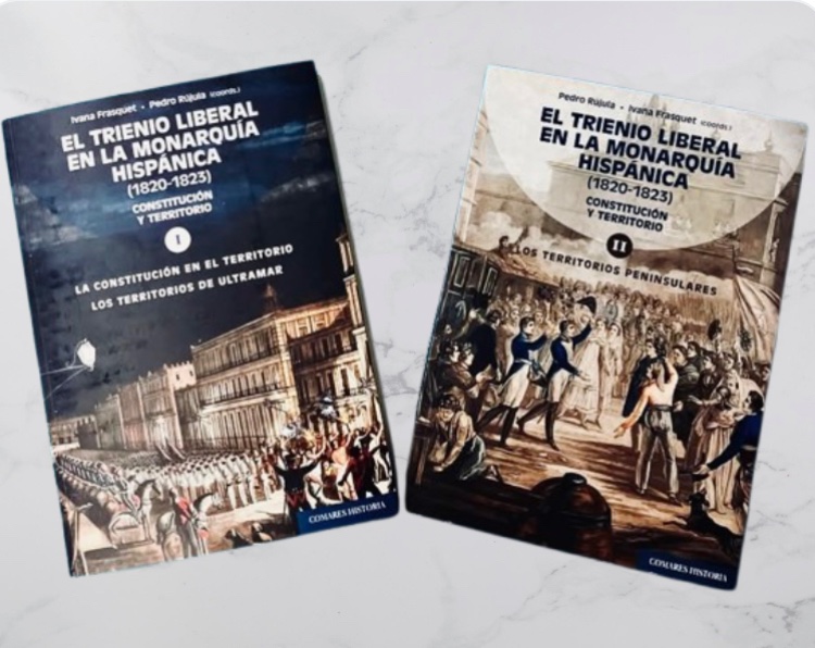 Dejo por aquí, ahora sí, lo  último sobre El Trienio Liberal. 4 años de trabajo, 34 capítulos, más de 40 autor@s. 
Orgullosa de todos ellos y honrada de trabajar junto a mi excelente colega <a href="/PedroRujula/">Pedro Rujula</a> 
Agradecida a <a href="/comareseditor/">Editorial Comares</a> por su confianza. 
Espero que os guste. 😊