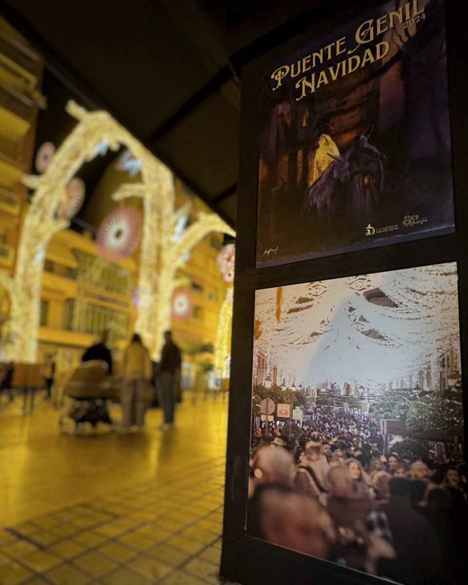 🏘️✨ Una fotografía nuestra ha sido elegida para invitar a visitar Puente Genil, la Ciudad de la Luz, y mostrar el reclamo turístico de este periodo navideño.