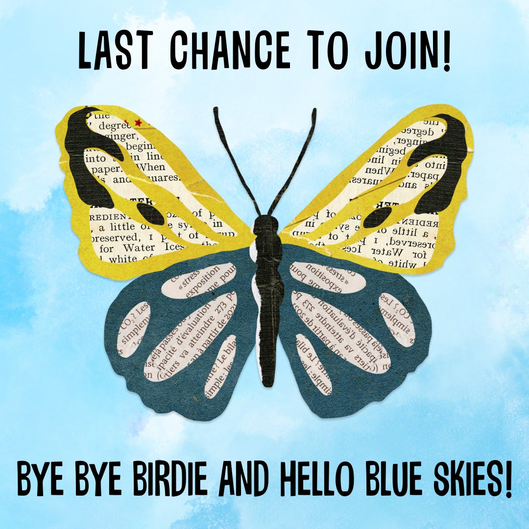 Last Chance!!!

The registration for the Bookworms to Butterflies: Migration Week closes tonight (Sun 11/24) at 11:30pm ET.

So if you've been thinking about giving Bluesky a try or have been there a while but want a boost, sign up NOW!🐛🦋

Sign up here: transmediamutts.com/blog/bookworms…