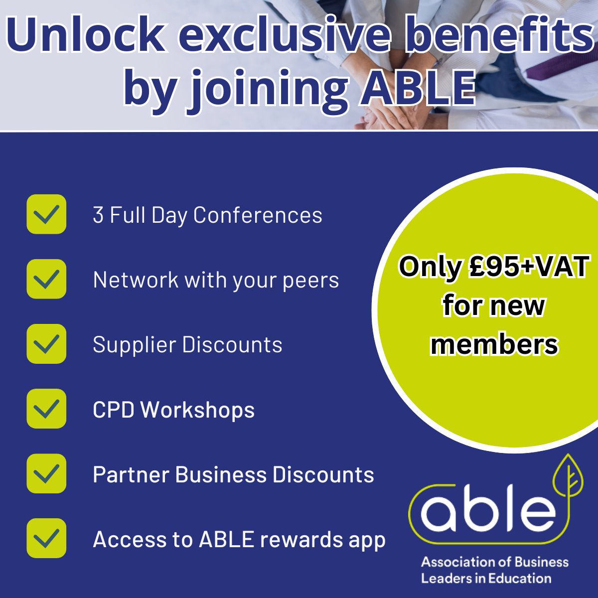 Ready to elevate your impact, connect with peers &amp; grow?

🌟 Expert-led events
🤝 Inspiring connections
📈 Continuous development

Join a community committed to education excellence!

🔗 ablepro.info/membership/ben…

#ABLENetwork #Leadership #education