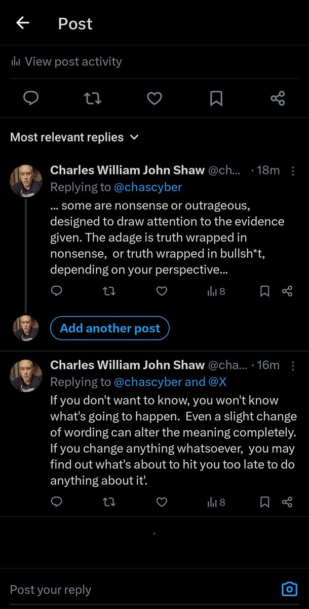 chascyber's tweet image. Brief explanation as to why the posts on here, don't seem to make much sense, my belief is everything posted has been altered in some way, shape or form, different views for different people at different times #modelviewcontroller