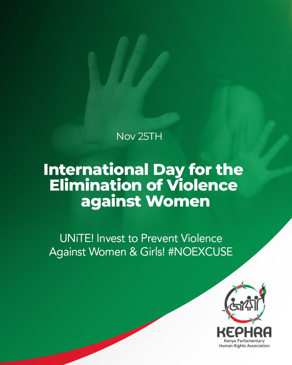 As we kick off #16DaysofActivism, we urge everyone to take action against #GBV, #Femicide &amp; any other acts of violence that violate the rights of women &amp; girls.
We must take action to educate the masses &amp; protect women &amp; girls!
There is #NoExcuse for violence against women!