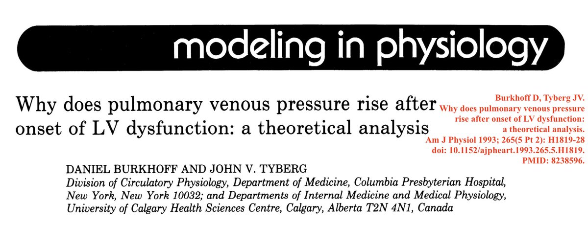 IMCrit (@im_crit_) on Twitter photo ICU Physiology Secrets (for nerds):
An important effect of LV dysfunction (LVD) is pulmonary edema due to ⬆️ in pulmonary venous pressure (PVP), presumably as a direct hemodynamic consequence of LVD. This was a computer-based analysis of cardiovascular hemodynamics: ICU Physiology Secrets (for nerds):
An important effect of LV dysfunction (LVD) is pulmonary edema due to ⬆️ in pulmonary venous pressure (PVP), presumably as a direct hemodynamic consequence of LVD. This was a computer-based analysis of cardiovascular hemodynamics:
