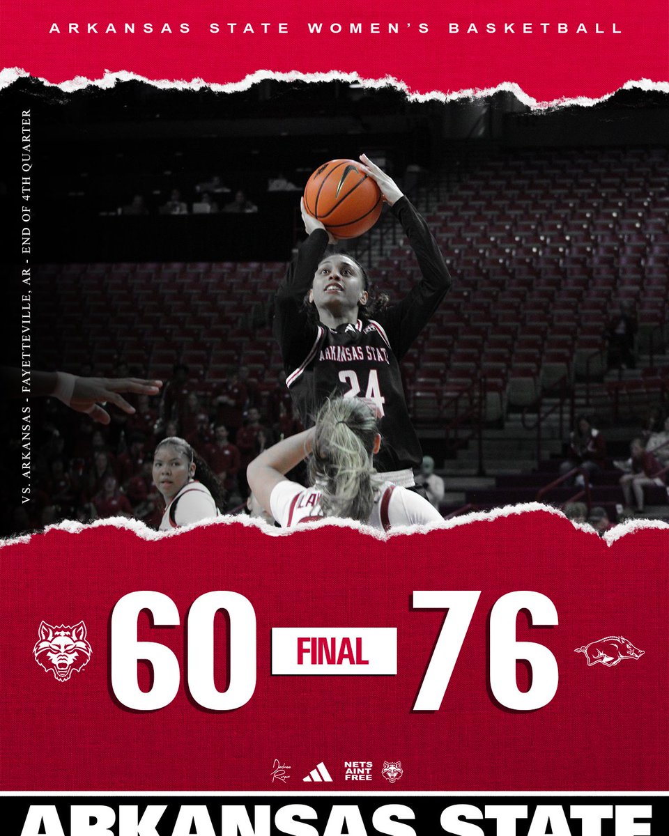 Final from Fayetteville.

#NetsAintFree X #WolvesUp🐺