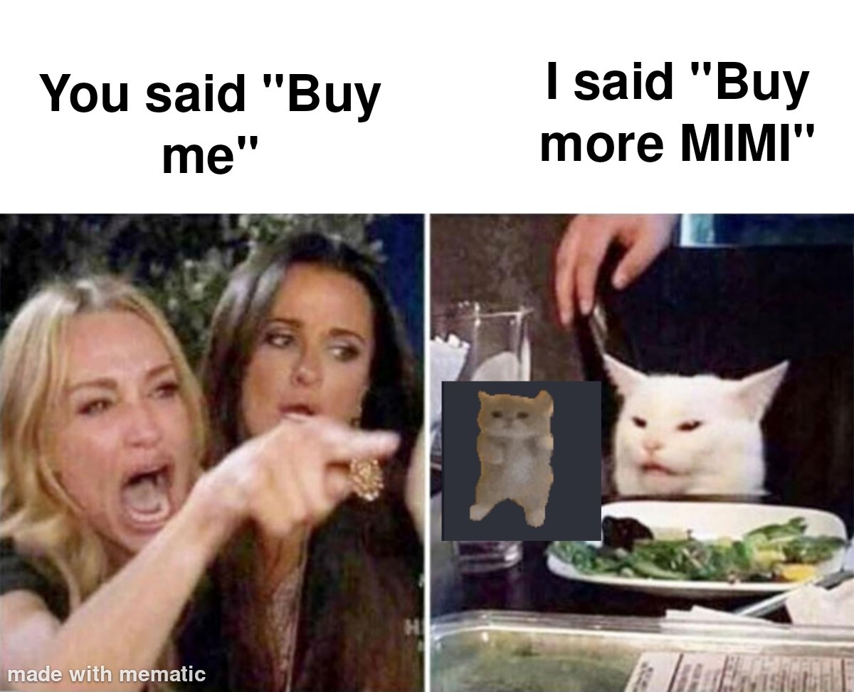 I said Buy more MIMI @MimisWorldSol 
#MIMIMEMES