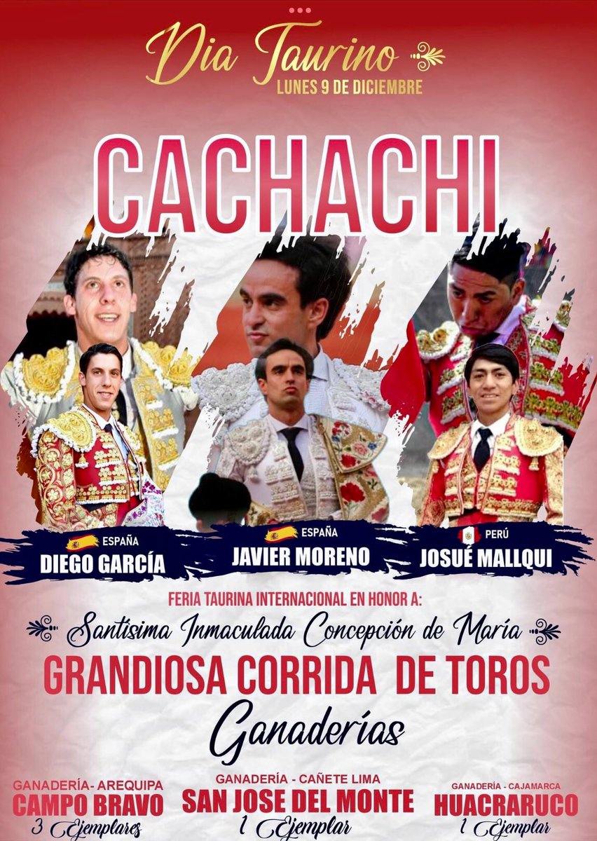 EncierroMedia_'s tweet photo. El torero local @DiegoGarciaInf debutará como matador de toros en America. 
¡Mucha suerte!. https://t.co/jQTYYGYzJn