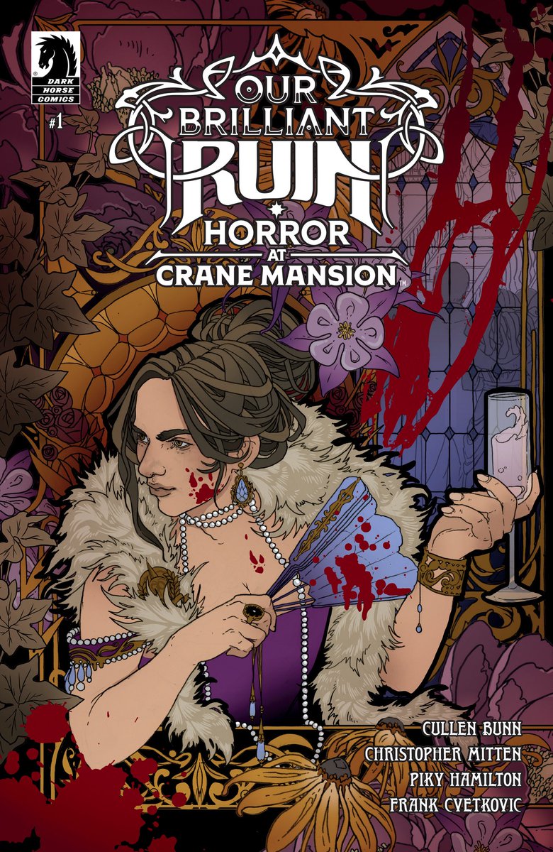 ICYMI Dark Horse is partnering with <a href="/studiohermitage/">Studio Hermitage</a> to bring the <a href="/BrilliantRuinIP/">Our Brilliant Ruin</a> tabletop roleplaying game (TTRPG) setting to comics with the new series OUR BRILLIANT RUIN: HORROR AT CRANE MANSION, coming next March. Details: bit.ly/4fTMyIm

By <a href="/cullenbunn/">Cullen Bunn</a>,