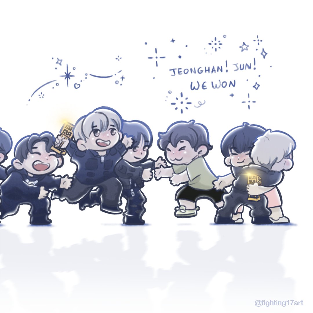 Fighting17art's tweet photo. I'm so proud of seventeen! #MAMA2024 #SEVENTEEN #KPOP #fanart https://t.co/8C9kTFJg7S