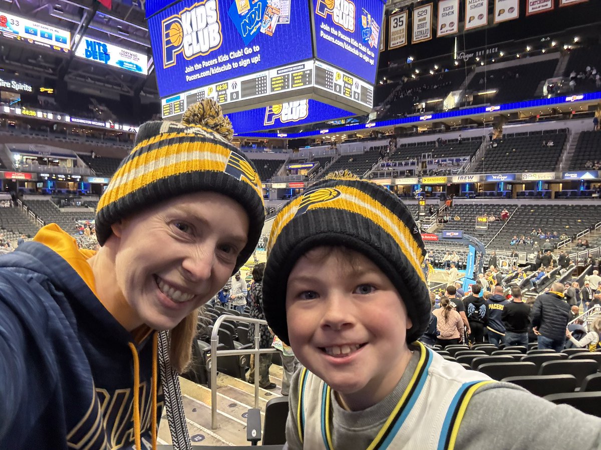 #PacersGameNight with my nephew. Go Pacers!!! #Pacers