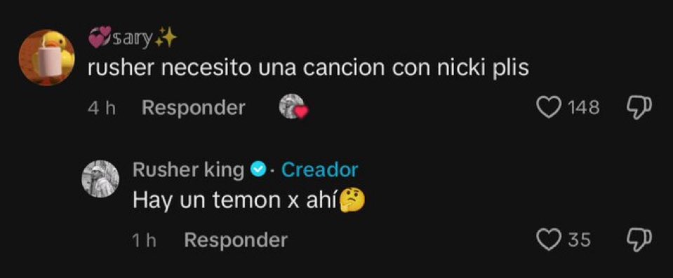 🎶l Rusherking confirma que tiene una colaboración con Nicki Nicole