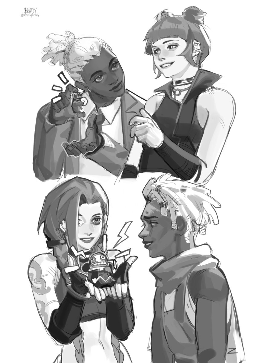 I just love em :( 

#Jinx #Ekko #Arcane