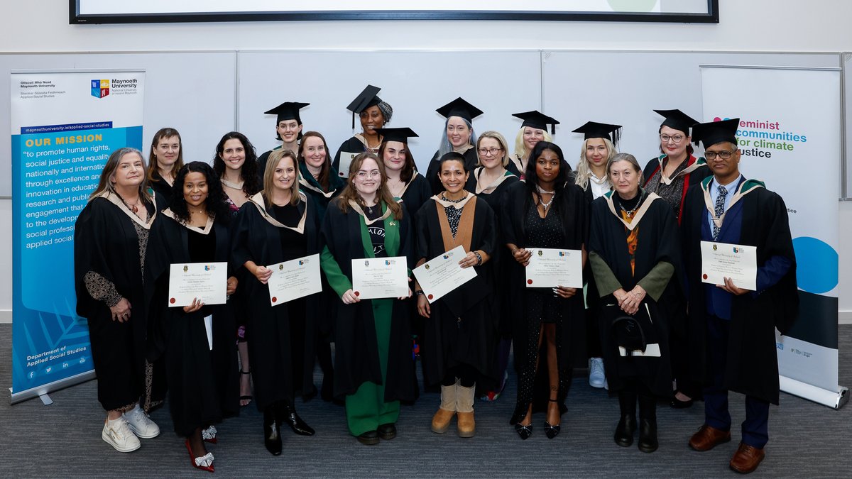MU Applied Social Studies (@muappsocsc) on Twitter photo Many congratulations to recent @maynoothuni graduates of the Community Work in a Changing Ireland: #FeministClimateJustice Cert & to our community partners on the programme <a href="/NWCI/">Womenscouncilireland</a> & <a href="/CommWorkIreland/">CommunityWorkIreland</a>, along with coordinators and educators Helen Lowery, @Miss_Nessa_C <a href="/OSheaMarianne/">Marianne O'Shea</a>. Many congratulations to recent @maynoothuni graduates of the Community Work in a Changing Ireland: #FeministClimateJustice Cert & to our community partners on the programme <a href="/NWCI/">Womenscouncilireland</a> & <a href="/CommWorkIreland/">CommunityWorkIreland</a>, along with coordinators and educators Helen Lowery, @Miss_Nessa_C <a href="/OSheaMarianne/">Marianne O'Shea</a>.