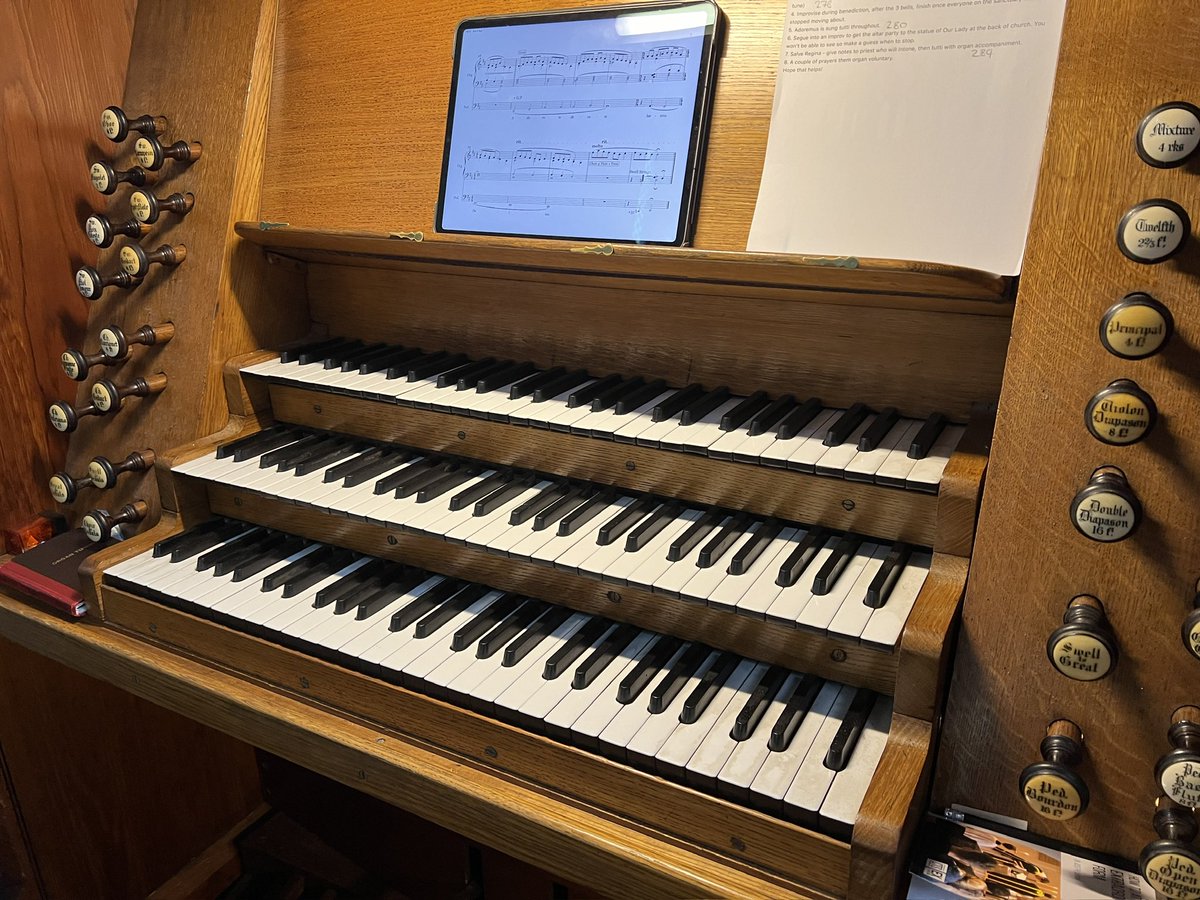 A wonderful opportunity has arisen for organ tuition at <a href="/YorkOratory/">York Oratory</a> with William Dore.  Anyone interested is invited to contact the Oratory’s Director of Music, Samuel Austin for further details.