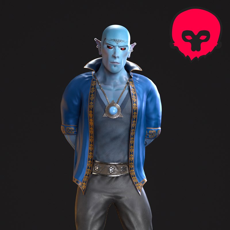 TopuzArt's tweet image. He looks like a gang member now but he soon will be the god of sky #gamedev #gameart