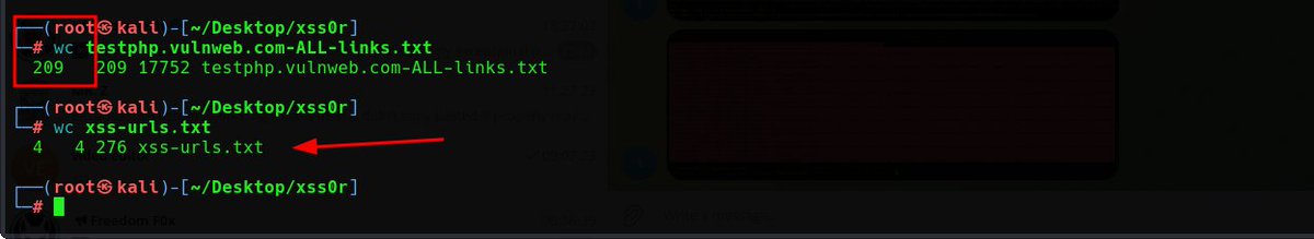 xss0r's tweet image. #xss0rRecon script !
From a total of 209 links crawled from the testphp.vulnweb.com site, xss0rRecon identified 4 URLs potentially vulnerable to reflected XSS attacks.  This demonstrates the power and efficiency of xss0rRecon.   Currently tested on Debian, with configurations…