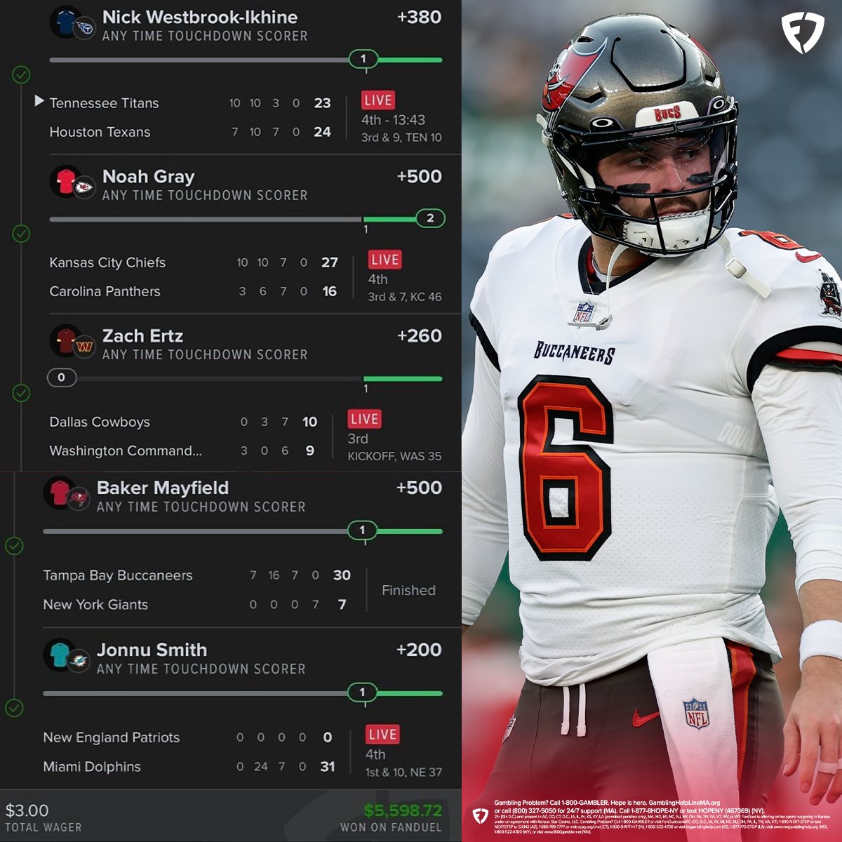 FanDuel Sportsbook tweet media